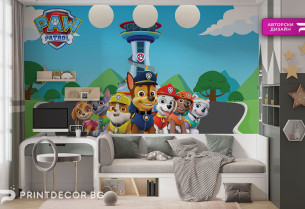 Детски тапет Контролната кула на Пес Патрул / Paw Patrol 