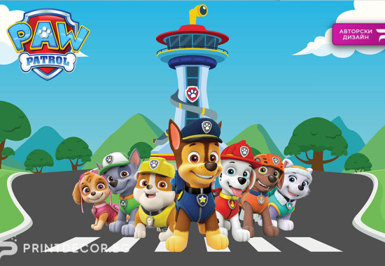 Детски тапет Контролната кула на Пес Патрул / Paw Patrol 